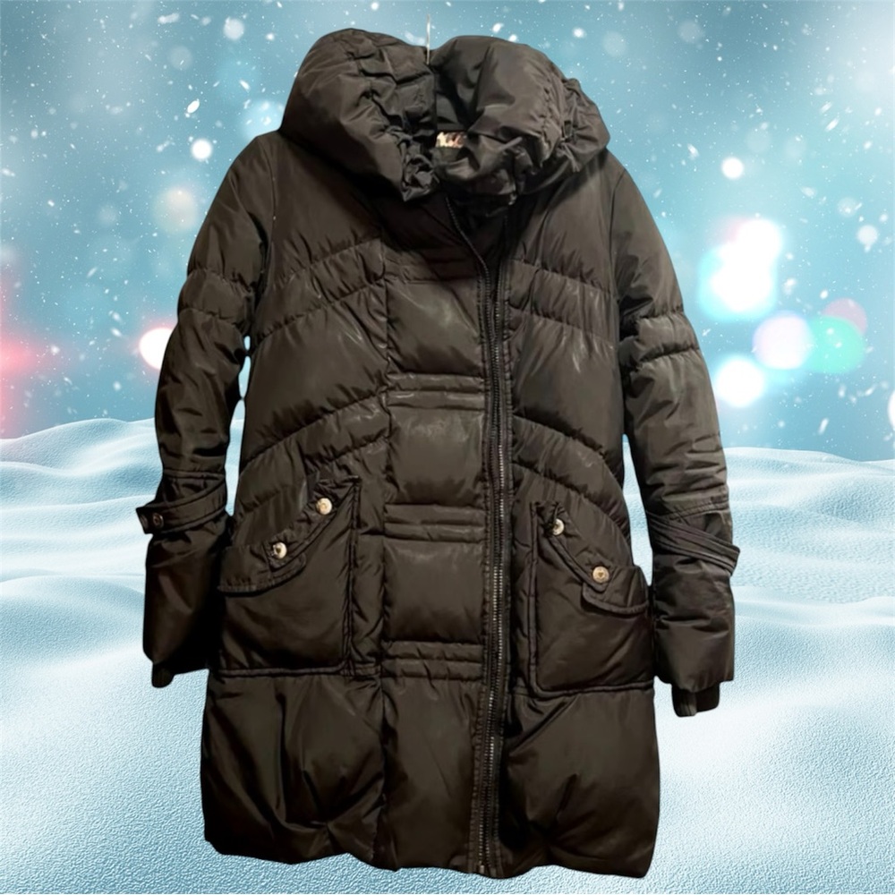 Betsey Johnson Goose down/feather puffer coat